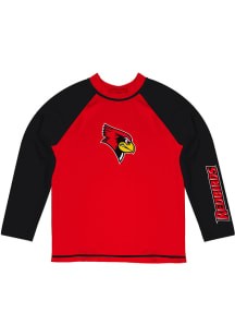Illinois State Redbirds Baby Red Rash Guard Long Sleeve T-Shirt