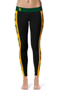 Vive La Fete Baylor Bears Womens Black Stripe Plus Size Athletic Pants