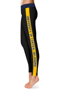 Central Oklahoma Bronchos Womens Black Stripe Plus Size Athletic Pants