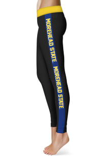 Morehead State Eagles Womens Black Stripe Plus Size Athletic Pants