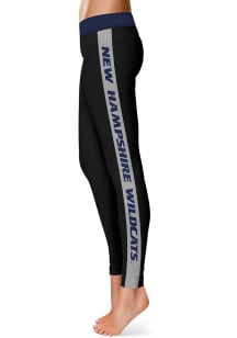 New Hampshire Wildcats Womens Black Stripe Plus Size Athletic Pants