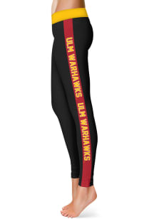 Louisiana-Monroe Warhawks Womens Black Stripe Plus Size Athletic Pants