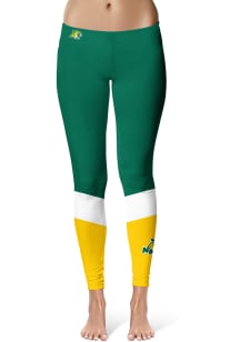 Northern Michigan Wildcats Womens Green Colorblock Pants