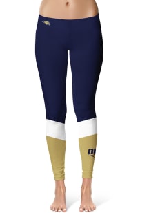 Oral Roberts Golden Eagles Womens Navy Blue Colorblock Pants