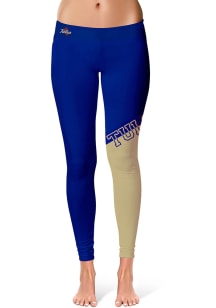Tulsa Golden Hurricane Womens Blue Colorblock Pants