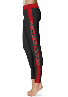 Northeastern Huskies Womens Black Stripe Pants