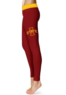 Iowa State Cyclones Womens Red Team Pants