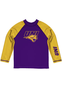 Northern Iowa Panthers Baby Purple Rash Guard Long Sleeve T-Shirt