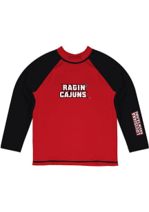 UL Lafayette Ragin' Cajuns Baby Red Rash Guard Long Sleeve T-Shirt