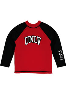 UNLV Runnin Rebels Baby Red Rash Guard Long Sleeve T-Shirt