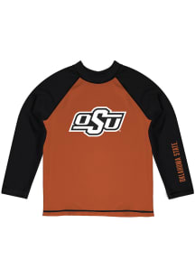 Oklahoma State Cowboys Baby Orange Rash Guard Long Sleeve T-Shirt