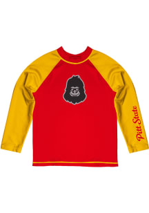 Vive La Fete Pitt State Gorillas Baby Crimson Rash Guard Long Sleeve T-Shirt