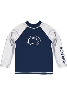 Penn State Nittany Lions Baby Blue Rash Guard Long Sleeve T-Shirt
