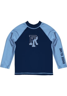 Rhode Island Rams Baby Navy Blue Rash Guard Long Sleeve T-Shirt