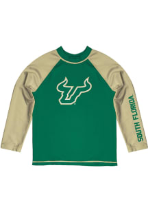 South Florida Bulls Baby Green Rash Guard Long Sleeve T-Shirt