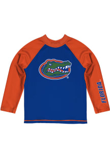 Florida Gators Baby Blue Rash Guard Long Sleeve T-Shirt