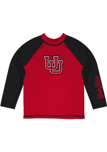 Utah Utes Baby Red Rash Guard Long Sleeve T-Shirt