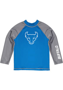 Buffalo Bulls Toddler Blue Rash Guard Long Sleeve T-Shirt