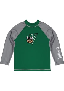 Cleveland State Vikings Toddler Green Rash Guard Long Sleeve T-Shirt