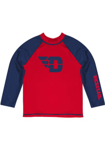 Dayton Flyers Toddler Red Rash Guard Long Sleeve T-Shirt