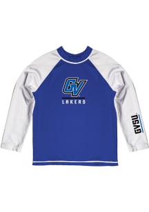 Grand Valley State Lakers Toddler Blue Rash Guard Long Sleeve T-Shirt