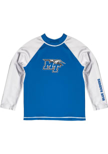 Middle Tennessee Blue Raiders Toddler Blue Rash Guard Long Sleeve T-Shirt