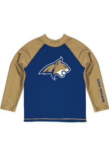 Montana State Bobcats Toddler Blue Rash Guard Long Sleeve T-Shirt