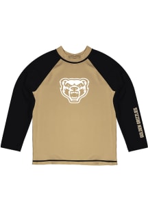 Vive La Fete Oakland University Golden Grizzlies Toddler Gold Rash Guard Long Sleeve T-Shirt
