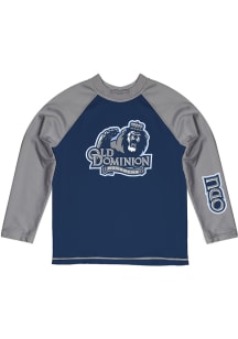 Old Dominion Monarchs Toddler Blue Rash Guard Long Sleeve T-Shirt