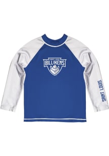 Saint Louis Billikens Toddler Blue Rash Guard Long Sleeve T-Shirt