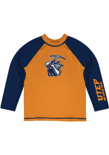 UTEP Miners Toddler Orange Rash Guard Long Sleeve T-Shirt