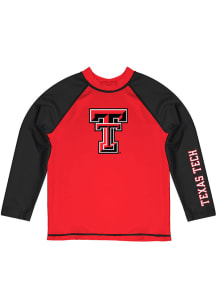 Texas Tech Red Raiders Toddler Red Rash Guard Long Sleeve T-Shirt