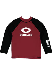 University of Chicago Maroons Toddler Maroon Rash Guard Long Sleeve T-Shirt