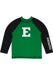 Eastern Michigan Eagles Youth Green Rash Guard Long Sleeve T-Shirt