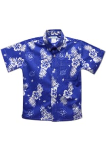 Air Force Falcons Youth Blue Hawaiian Short Sleeve T-Shirt