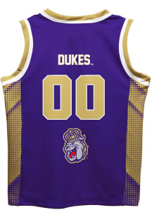 James Madison Dukes Toddler Purple Mesh Jersey Basketball Jersey