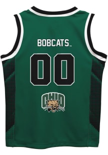 Ohio Bobcats Toddler Green Mesh Jersey Basketball Jersey