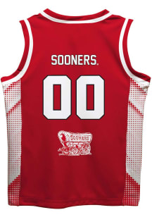 Oklahoma Sooners Toddler Red Mesh Jersey Basketball Jersey