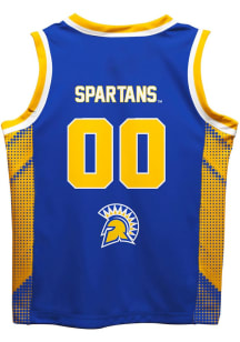 San Jose State Spartans Toddler Blue Mesh Jersey Basketball Jersey