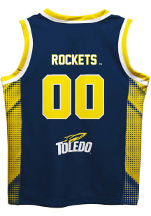 Toledo Rockets Toddler Blue Mesh Jersey Basketball Jersey
