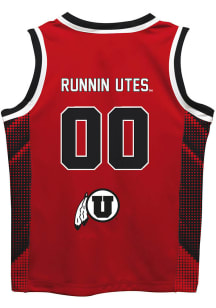 Utah Utes Toddler Red Mesh Jersey Basketball Jersey