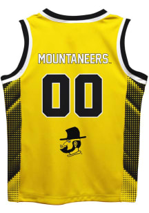 Appalachian State Mountaineers Youth Mesh Gold Basketball Jersey