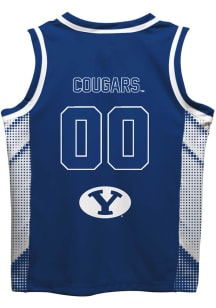 BYU Cougars Youth Mesh Blue Basketball Jersey