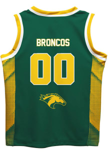 Cal Poly Mustangs Youth Mesh Green Basketball Jersey