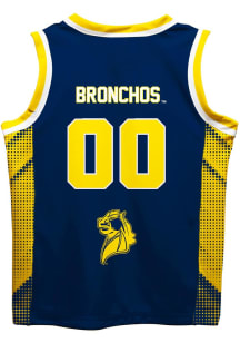 Central Oklahoma Bronchos Youth Mesh Blue Basketball Jersey