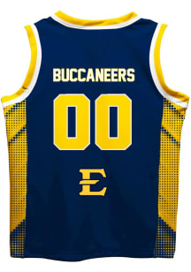 East Tennesse State Buccaneers Youth Mesh Navy Blue Basketball Jersey