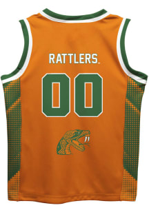 Florida A&amp;M Rattlers Youth Mesh Orange Basketball Jersey