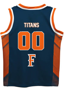 Cal State Fullerton Titans Youth Mesh Navy Blue Basketball Jersey