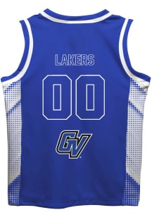Grand Valley State Lakers Youth Mesh Blue Basketball Jersey