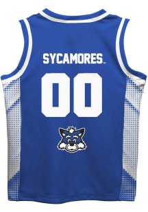 Indiana State Sycamores Youth Mesh Blue Basketball Jersey